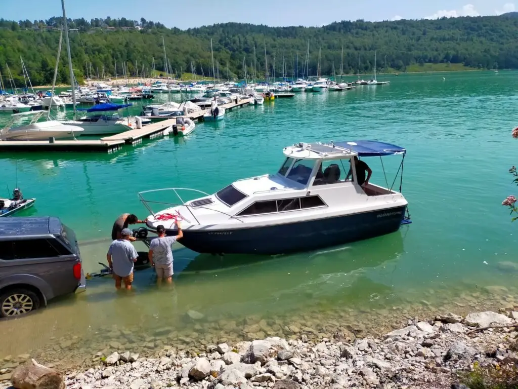 Déchargement de votre bateau